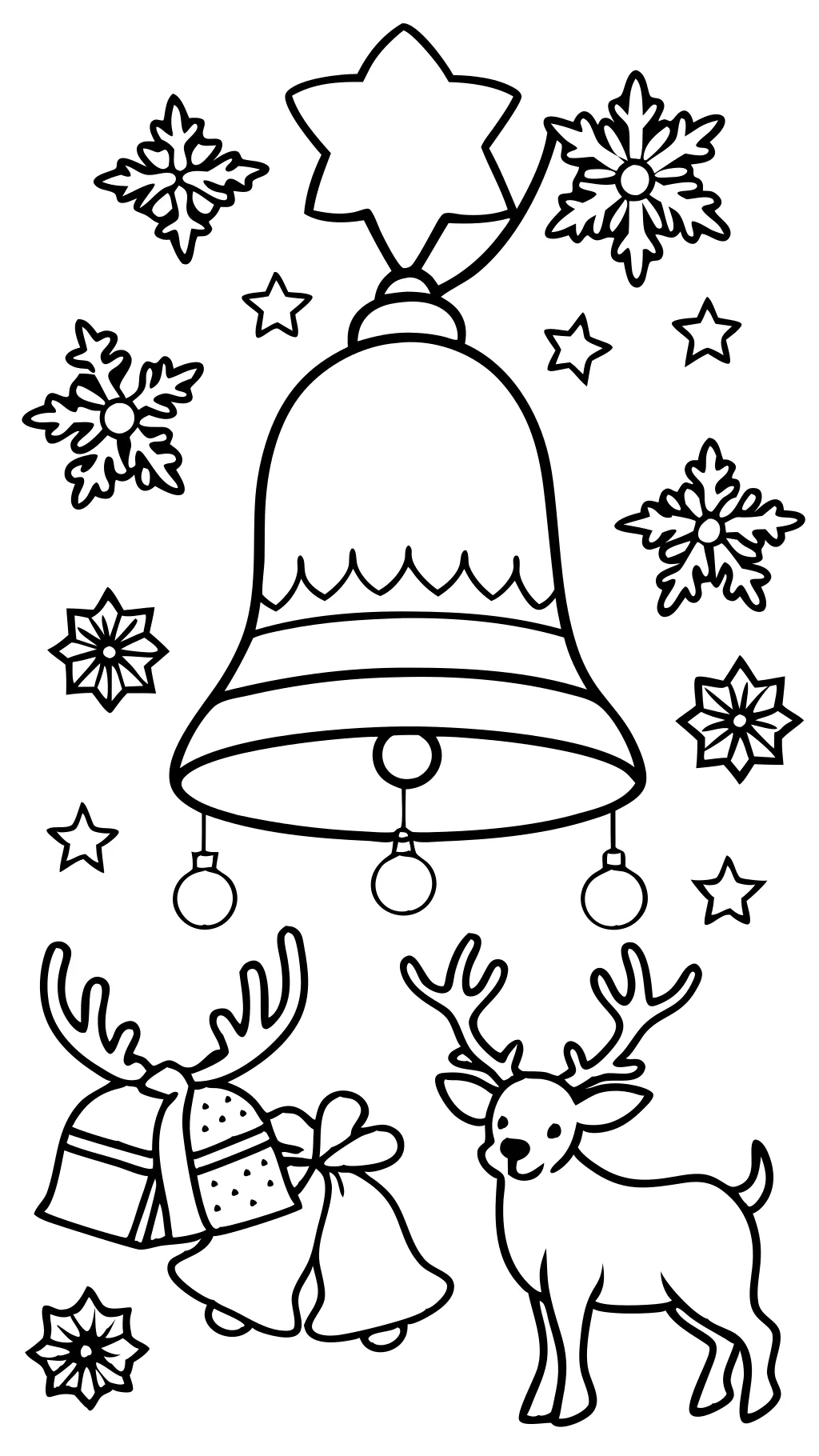 coloriage de jingle bells